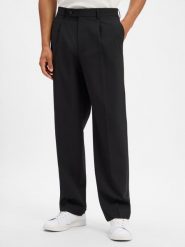Finshley & Harding London Spodnie - Jaxdon Mężczyźni Comfort Fit czarny, 54. Czarne spodnie materiałowe męskie Finshley & Harding London, z syntetyku. Za 349.95 zł.