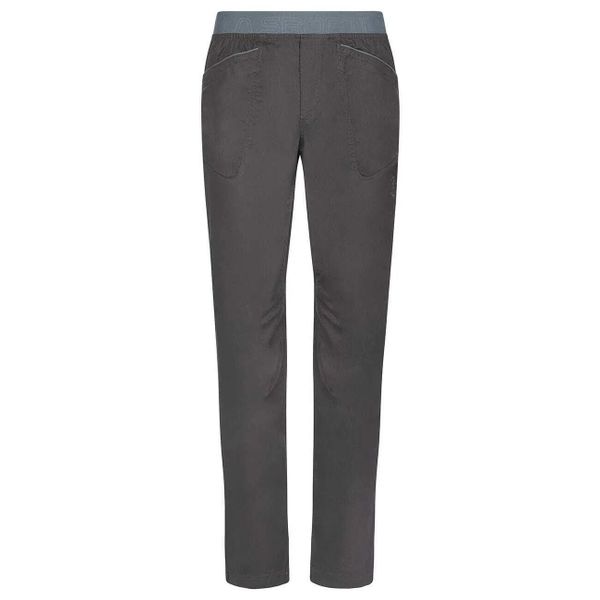 Spodnie La Sportiva Roots. Szare spodnie materiałowe męskie La Sportiva, bez wzorów, z bawełny. Za 378.00 zł.