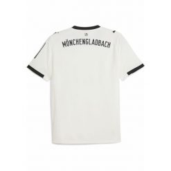 Męska koszulka domowa Borussia Mönchengladbach 25/26 PUMA Warm White Black. Białe t-shirty sportowe męskie Puma, m, bez ramiączek, do piłki nożnej. Za 439.00 zł.