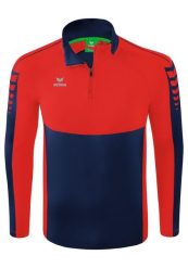 Bluza treningowa Erima Six Wings. Czerwone bluzy bez kaptura męskie Erima, s, z materiału. Za 208.50 zł.