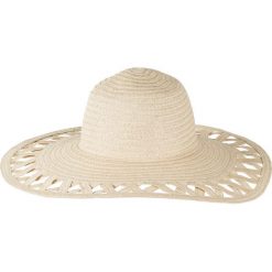 Kapelusz słomkowy bonprix naturalny. Brązowe kapelusze damskie bonprix, bez wzorów. Za 59.99 zł.