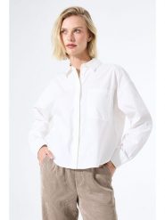 Garcia Koszula w kolorze białym rozmiar: XXL. Białe koszule damskie Garcia, xxl, bez wzorów, z bawełny, bez kołnierzyka, bez ramiączek. Za 104.99 zł.