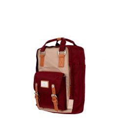 Plecak na laptopa Doughnut Macaroon - hazelnut/wine. Czerwone plecaki damskie Doughnut, bez wzorów. Za 293.99 zł.