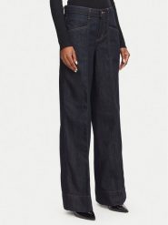 Guess Jeans Jeansy W6YA05 D1179 Granatowy Wide Leg. Niebieskie jeansy damskie Guess Jeans. Za 479.99 zł.