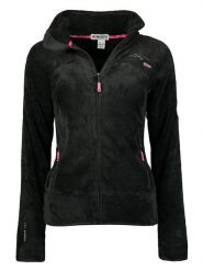 Geographical Norway Kurtka polarowa "Upaline" w kolorze czarnym rozmiar: XXL. Czarne kurtki damskie Geographical Norway, xxl, bez wzorów, z polaru, bez kaptura. Za 73.99 zł.