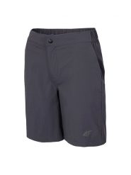 4F Szorty funkcyjne w kolorze ciemnoszarym rozmiar: XS. Czarne spodenki sportowe damskie 4f, xs, z materiału, outdoorowe. Za 77.45 zł.