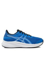 Asics Buty do biegania Patriot 13 1014A267 Niebieski. Niebieskie buty sportowe chłopięce Asics, z materiału, bez zapięcia. Za 199.99 zł.