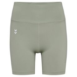 Szorty damskie Hummel HIIT impact Hw. Zielone szorty damskie HUMMEL, bez wzorów, sportowe. Za 227.00 zł.