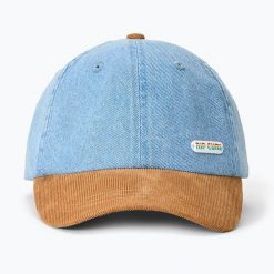 Czapka z daszkiem damska Rip Curl Mixed Montage. Niebieskie czapki z daszkiem damskie Rip Curl, bez wzorów, z bawełny. Za 129.99 zł.