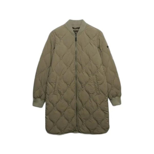 Damska długa kurtka Superdry Onion. Brązowe kurtki damskie Superdry., na zimę, l, bez wzorów, z materiału, bez kaptura. Za 490.00 zł.