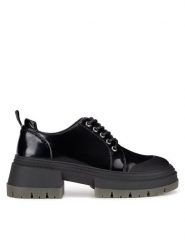 Nine West Półbuty WFA3033-2 Czarny. Czarne półbuty damskie Nine West, bez wzorów, z materiału, bez obcasa, na płaskiej podeszwie. Za 167.99 zł.