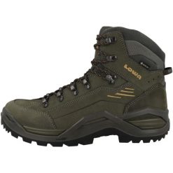 Buty trekkingowe męskie Lowa Renegade Evo Mid Gtx. Zielone buty trekkingowe męskie Lowa, na zimę, z materiału, bez zapięcia, trekkingowe. Za 1,067.35 zł.