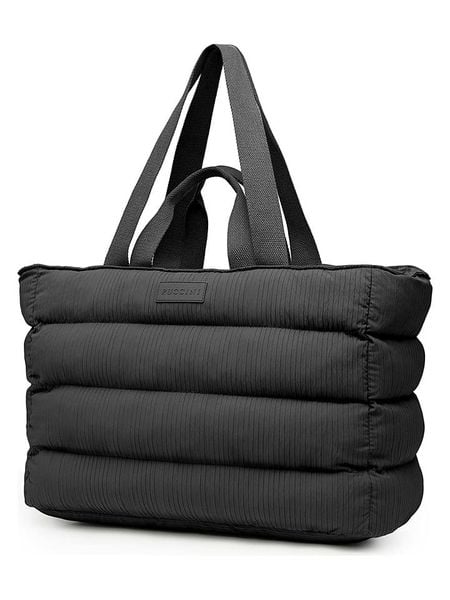 Puccini Torba podróżna w kolorze czarnym - 42 x 32 x 18 cm rozmiar: onesize. Czarne torby na laptopa damskie Puccini, bez wzorów, z materiału, pikowane, bez dodatków. Za 154.95 zł.