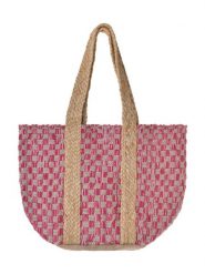 BLE Shopper bag w kolorze różowym - 40 x 31 cm rozmiar: onesize. Różowe shopper bag damskie BLE, bez wzorów, z materiału, na ramię, bez dodatków. Za 76.95 zł.