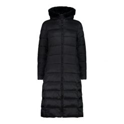 Płaszcz damski turystyczne CMP 34K0046F. Czarne płaszcze damskie CMP, l, bez wzorów, sportowe. Za 559.00 zł.