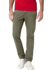 Timezone Spodnie chino "JannoTZ" w kolorze khaki rozmiar: W29/L32. Brązowe spodnie materiałowe męskie Timezone, bez wzorów. Za 153.34 zł.