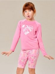 Komplet sportowy: koszulka i szorty - różowy. Czerwone koszulki dziewczęce Sinsay, l, bez wzorów, bez ramiączek. Za 25.99 zł.