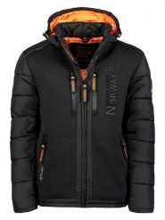 Geographical Norway Kurtka zimowa "Beachwood" w kolorze czarnym rozmiar: S. Czarne kurtki męskie Geographical Norway, na zimę, s, bez wzorów, bez kaptura. Za 184.46 zł.