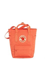 Plecak miejski Fjallraven Kanken Totepack Mini - korall. Brązowe plecaki damskie Fjällräven, bez wzorów, z bawełny, klasyczne. Za 400.39 zł.