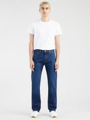 Levi's Dżinsy "501" - Regular waist - w kolorze granatowym rozmiar: W33/L32. Niebieskie jeansy męskie Levi's. Za 227.85 zł.