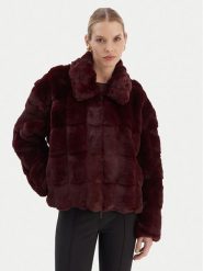 Bardot Futro Sylvie 59474JB4 Bordowy Relaxed Fit. Czerwone futra damskie BARDOT. Za 1,109.00 zł.