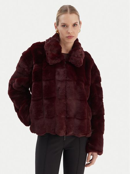Bardot Futro Sylvie 59474JB4 Bordowy Relaxed Fit. Czerwone futra damskie BARDOT. Za 889.99 zł.