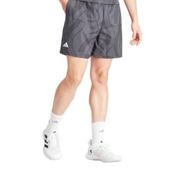 Szorty Addidas Club Graph. Czarne szorty męskie Adidas, bez wzorów, z materiału, eleganckie. Za 182.25 zł.