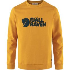 Bluza bawełniana męska Fjallraven Logo Sweater. Żółte bluzy bez kaptura męskie FJÄLRÄVEN KANKEEN, m, z bawełny. Za 382.99 zł.