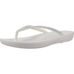 Sandały FITFLOP IQUSHION SPARKLE Biały. Białe sandały damskie Flip Flop, bez wzorów, z syntetyku, bez obcasa. Za 196.99 zł.