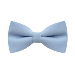 Mucha Męska - His Story - Błękitna. Niebieskie krawaty i muchy męskie His Story, z aplikacjami, z mikrofibry, eleganckie. Za 45.00 zł.