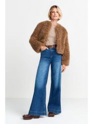 Rich&Royal Kurtka pluszowa w kolorze karmelowym rozmiar: M. Brązowe kurtki damskie Rich&Royal, m, bez wzorów, bez kaptura. Za 287.16 zł.