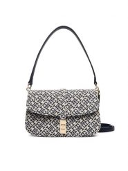 Tommy Hilfiger Torebka Th Heritage Conv Crossover Jacqu AW0AW19322 Granatowy. Niebieskie torebki klasyczne damskie Tommy Hilfiger, bez wzorów, z materiału, bez dodatków. Za 649.99 zł.
