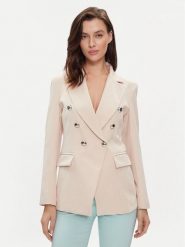 Maryley Marynarka 24EB139/43GE Beżowy Regular Fit. Brązowe marynarki i żakiety damskie Maryley, l, bez wzorów, z syntetyku. Za 369.99 zł.