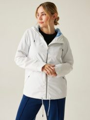 Regatta Kurtka przeciwdeszczowa "Bayletta II" w kolorze białym rozmiar: 48. Białe kurtki przeciwdeszczowe damskie Regatta, bez kaptura. Za 156.98 zł.