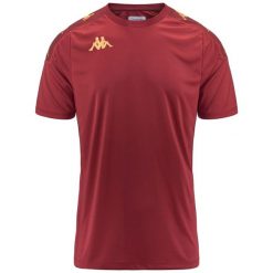 Koszulka Kappa Gianto. Brązowe t-shirty sportowe męskie Kappa, l, z materiału, bez ramiączek, do piłki nożnej. Za 158.05 zł.