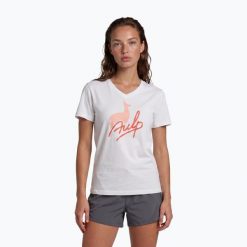 Koszulka damska Aulp Darla. Białe t-shirty damskie Aulp, m, bez wzorów, z bawełny, bez kołnierzyka. Za 139.99 zł.