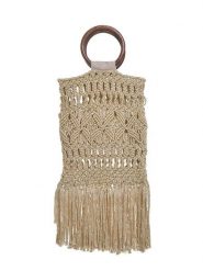 BLE Torebka w kolorze beżowym - 31 x 55 x 3 cm rozmiar: onesize. Brązowe torebki klasyczne damskie BLE, bez wzorów, z materiału, bez dodatków. Za 143.95 zł.