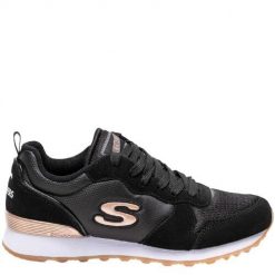 Buty sportowe do chodzenia damskie Skechers OG 85 Goldn Gurl. Czarne buty sportowe na co dzień damskie Skechers, bez wzorów, trekkingowe. Za 259.99 zł.