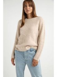 Josephine & Co Sweter "Ariana" w kolorze kremowym rozmiar: M. Brązowe swetry klasyczne damskie Josephine & Co, m, z wełny, bez kołnierzyka. Za 240.99 zł.