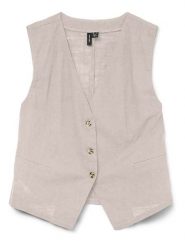 Vero Moda Kamizelka w kolorze beżowym rozmiar: XL. Brązowe kamizelki damskie Vero Moda, xl, z bawełny. Za 56.79 zł.