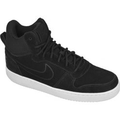 Czarne Buty Nike Sportswear Court Borough Mid Premium M 844884-007. Czarne buty sportowe na co dzień męskie Nike, z gumy, bez zapięcia. W wyprzedaży za 349.00 zł.