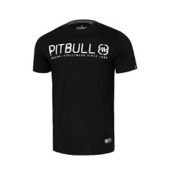 Koszulka bawełniana sportowy t-shirt dla dorosłych Origin. Czarne t-shirty męskie PITBULL, m, bez wzorów, z bawełny, bez kołnierzyka. Za 119.00 zł.
