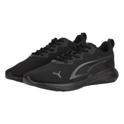 Damskie Buty Sportowe Do Całodziennej Aktywności. Czarne buty sportowe na co dzień damskie Puma, bez wzorów, trekkingowe. Za 387.99 zł.