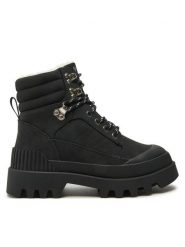 ONLY Shoes Trapery 15329861 Czarny. Czarne trapery damskie ONLY Shoes, ze skóry, bez obcasa. Za 349.99 zł.