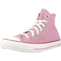 Buty CONVERSE CHUCK TAYLOR ALL STAR CONTRAST SUEDE Rose. Czerwone obuwie trekkingowe damskie Converse. Za 363.50 zł.