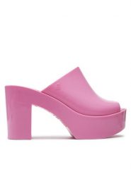 Melissa Klapki Melissa Mule Ad 32233 Różowy. Czerwone klapki damskie Melissa, bez wzorów, z tworzywa sztucznego, bez obcasa. Za 269.99 zł.