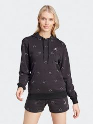 Adidas Bluza w kolorze czarnym rozmiar: M. Czarne bluzy z kapturem damskie Adidas, m. Za 149.31 zł.