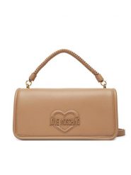 LOVE MOSCHINO Torebka JC4096PP1OLL0104 Beżowy. Brązowe torebki klasyczne damskie Love Moschino, bez wzorów, ze skóry, bez dodatków. Za 1,009.00 zł.