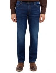 Męskie Spodnie Jeansowe Mustang Style Tramper Straight Denim Blue 1017231 5000 803. Niebieskie spodnie materiałowe męskie Mustang, bez wzorów, z denimu. Za 219.99 zł.