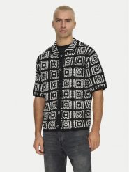 Only & Sons Koszula Bart 22033329 Czarny Relaxed Fit. Czarne koszule męskie Only & Sons, m, bez wzorów, z bawełny, bez kołnierzyka, bez ramiączek. Za 199.99 zł.